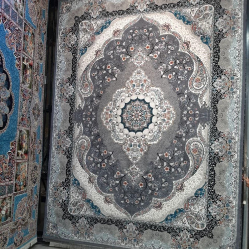 فرش ماشینی کاشان 700شانه اکریلیک 6متری مناسب دکوراسیون لوکس