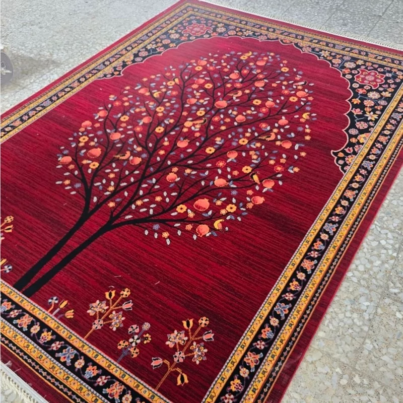 فرش 700 شانه 12 متری ماشینی کاشان نقشه آرمیتافیلی مناسب دکوراسیون خاص