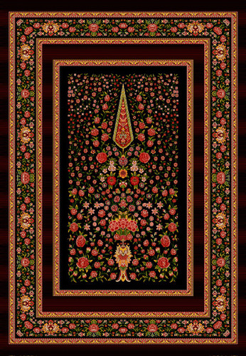 گلیم فرش 9متری پرزدار