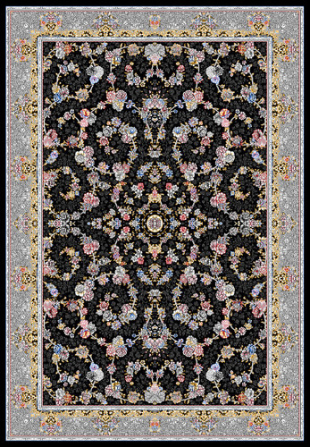 گلیم فرش ماشینی پرزدار