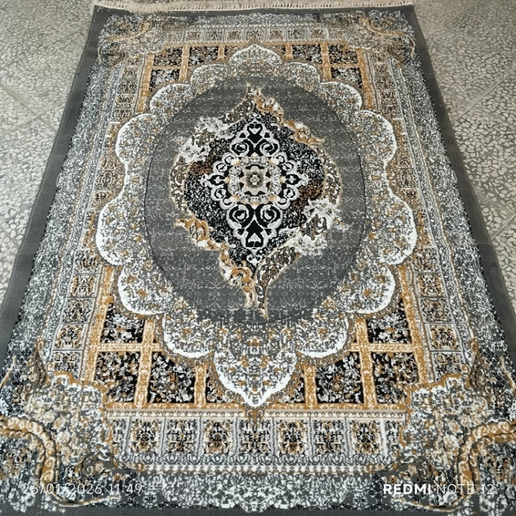 فرش ماشینی4متری کاشان 440شانه نقشه مانلی فیلی(ارسال رایگان).