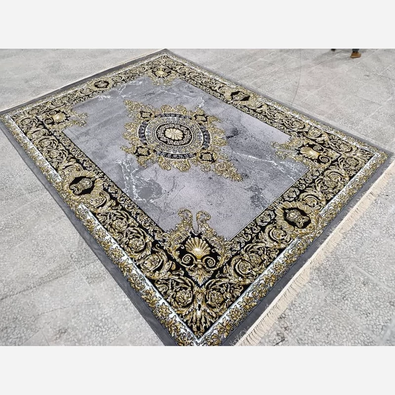 فرش ماشینی 12متری کاشان نقشه ژیوا دودی(ارسال رایگان)