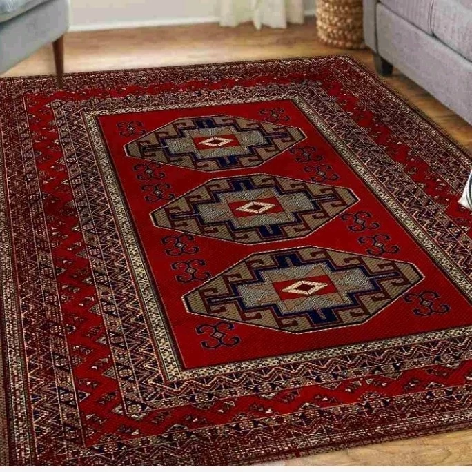فرشینه مخمل ترک هازان ابعاد 2در2/5متری طراحی خاص