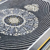 فرش ماشینی 12متری 700شانه کاشان نقشه زیبای کویرسرمه ایی2 بافت خاص و زیبا(2عددی)