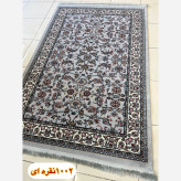 فرش 6متری ماشینی کاشان نقشه زیبای گیلدا نقره ایی مناسب دکوراسیون خاص