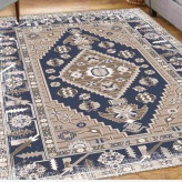 فرشینه مخمل ترک هازان 4متری طرح گبه سنتی طراحی زیبا (ارسال رایگان)