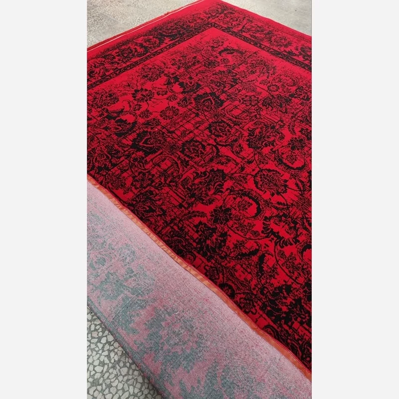 فرش ماشینی 9متری مدرن کاشان نقشه کیمیا لاکی مناسب دکوراسیون لوکس