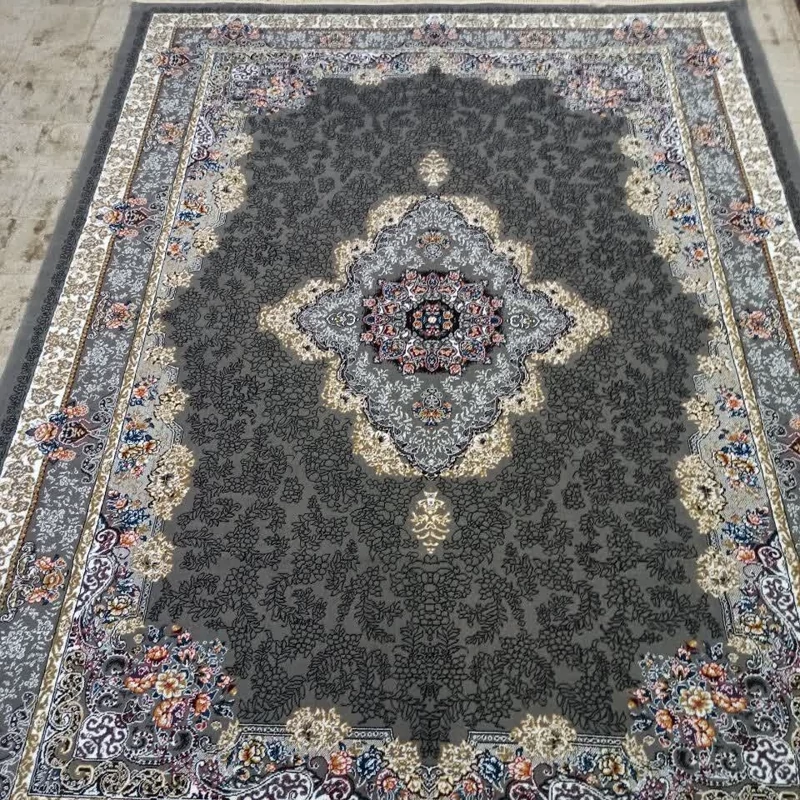 فرش ماشینی 12متری جدید کاشان نقشه گوهر فیلی