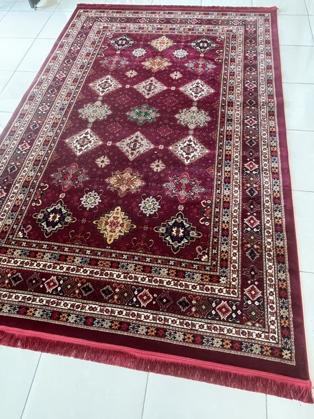 گبه ماشینی کاشان 9متری کاشان کلکسیون بلوچی زرشکی کد4105