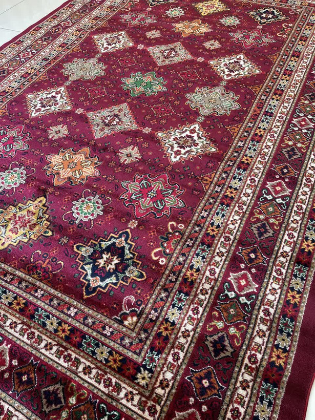 گبه ماشینی کاشان 9متری کاشان کلکسیون بلوچی زرشکی کد4105