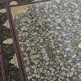 فرش ماشینی 9متری اقتصادی کاشان نقشه باران دودی