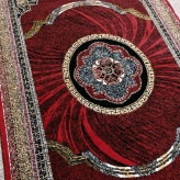 فرش 9متری ماشینی اقتصادی کاشان نقشه کینگ لاکی