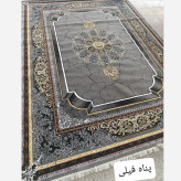 فرش 6متری ماشینی اقتصادی کاشان نقشه پناه فیلی