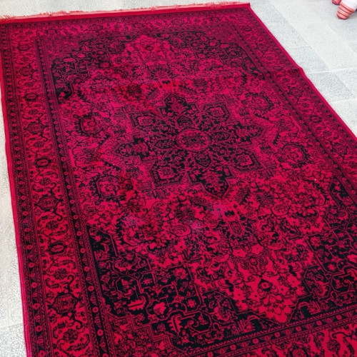 فرش ماشینی اقتصادی 6متری لاکی کاشان کد2535