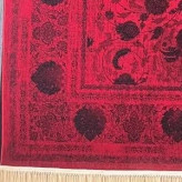 فرش 700شانه ماشینی اکریلیک 12متری پرزبلندسنگین وزن کاشان نقشه نگارلاکی