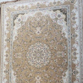 فرش 6متری ماشینی 1200شانه اکریلیک ضخیم کاشان نقشه افشارنسکافه ایی