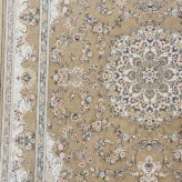 فرش 6متری ماشینی 1200شانه اکریلیک ضخیم کاشان نقشه افشارنسکافه ایی