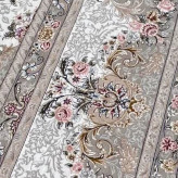 فرش 1200شانه ماشینی 6متری ضخیم اکریلیک کاشان نقشه افشارکرم مناسب جهیزیه