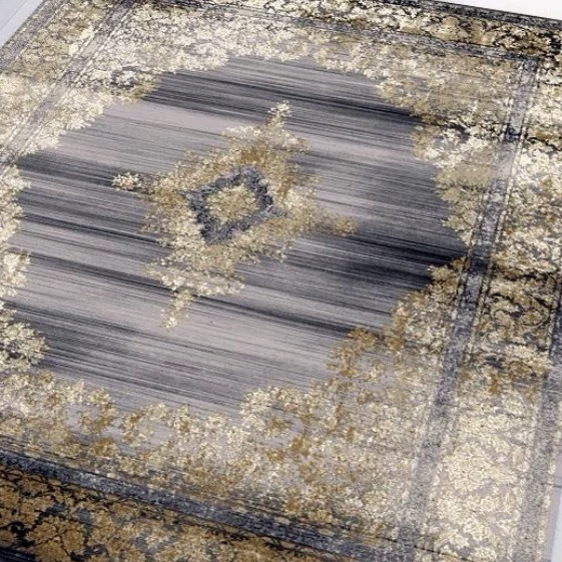 فرشینه مخمل ترک طرح فرش مدرن کد 8100