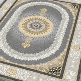 فرشینه مخمل ترک طرح فرش کد 8111