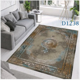 فرشینه مخمل ترک طرح فرش مدرن کد8192