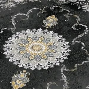 فرشینه مخمل ترک طرح گبه لاکی کد5