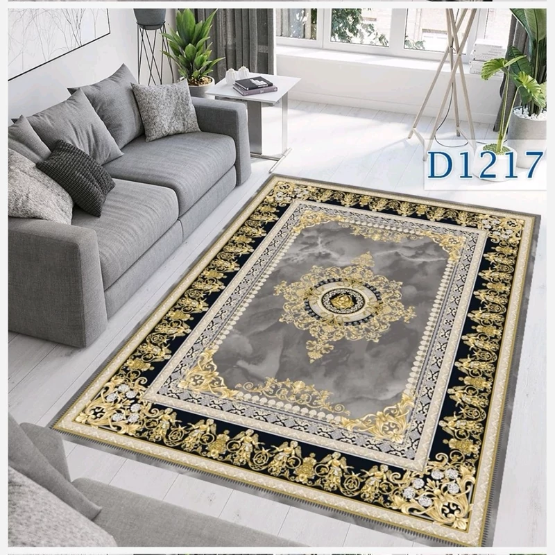فرشینه مخمل ترک طرح گبه لاکی کد4