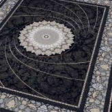 فرشینه مخمل ترک طرح گبه لاکی کد2