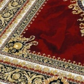 فرشینه مخمل ترک طرح گبه لاکی کد6
