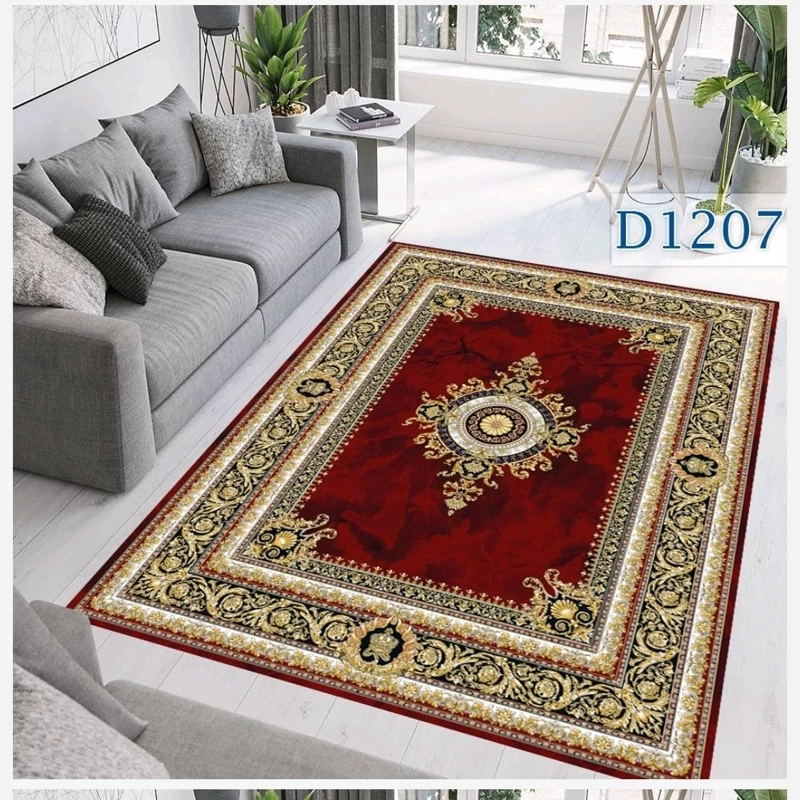 فرشینه مخمل ترک طرح گبه لاکی کد6