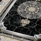 فرشینه مخمل ترک طرح گبه لاکی کد15
