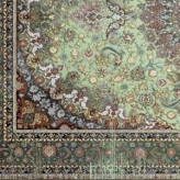 فرشینه مخمل ترک سایز(1در1/5)باطراحی زیبا ولوکس طرح گبه لاکی