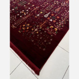 گبه ماشینی 6متری کاشان کلکسیون بلوچی زرشکی کد4137