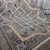 فرش 6متری ماشینی جدید کاشان نقشه زیبای لوتوس فیلی مناسب خاص پسندان