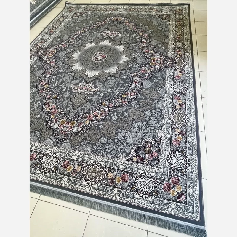 فرش9متری ماشینی 700شانه اکریلیک پرزبلندسنگین وزن نقشه آروانادودی مناسب دکوراسیون لوکس