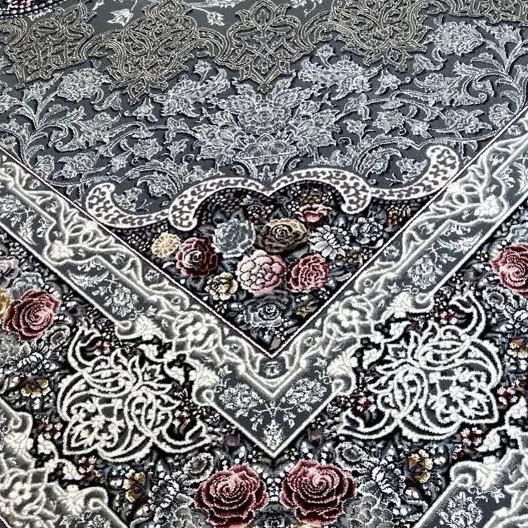فرش9متری ماشینی 700شانه اکریلیک پرزبلندسنگین وزن نقشه آروانادودی مناسب دکوراسیون لوکس
