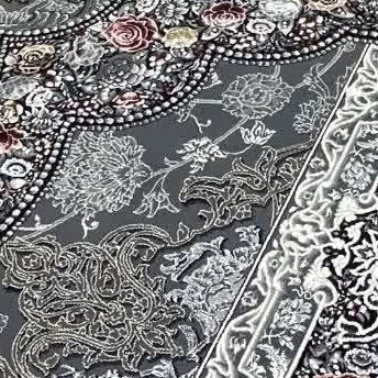 فرش ماشینی 12متری اکریلیک 700شانه سنگین وزن کاشان نقشه زیبای آروانادودی مناسب جهیزیه