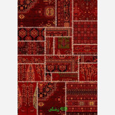 قالیچه 4متری پرزدار(گبه)8رنگ جدیدکاشان کلکسیون بلوچی زرشکی بافت نرم و زیبا