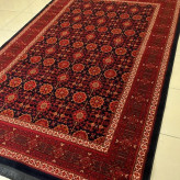 گلیم فرش4متری پرزدارکاشان کلکسیون بلوچی سرمه ایی کد4107
