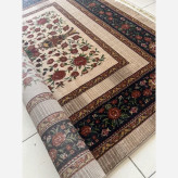 گلیم فرش9متری پرزدار ماشینی 8رنگ کاشان کلکسیون بلوچی کد4120