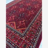 قالیچه 4متری جدید کاشان کلکسیون بلوچی زرشکی کد4104
