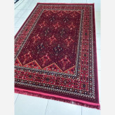 قالیچه 4متری جدید کاشان کلکسیون بلوچی زرشکی کد4104