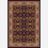 فرش ماشینی 4متری کاشان کلکسیون بلوچ سرمه ایی بافت نرم وزیبا