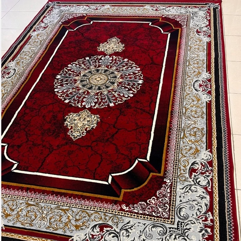 فرش ماشینی 6متری جدید کاشان نقشه پناه لاکی مناسب دکوراسیون لوکس