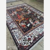 فرش ماشینی 12متری اقتصادی کاشان نقشه شکارگاه(ارسال رایگان)