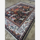 فرش ماشینی 12متری اقتصادی کاشان نقشه شکارگاه(ارسال رایگان)