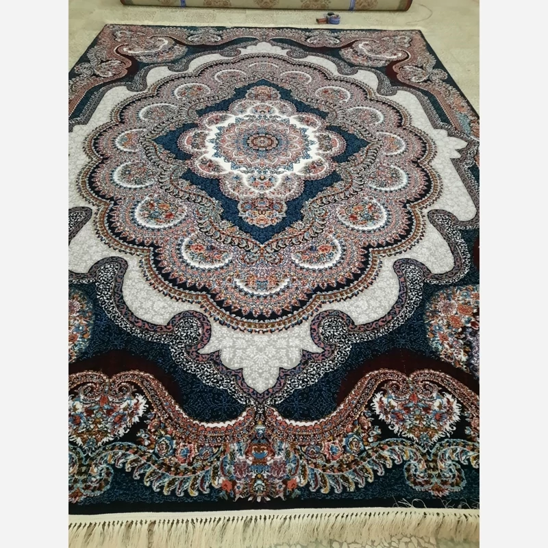 فرش ماشینی 500شانه جدیدکاشان 12متری ورژن (ارسال رایگان)