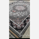 فرش ماشینی 500شانه مدرن نقشه مانیا دودی(ارسال رایگان)