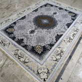 فرش ماشینی 12متری کاشان نقشه سوین نقره ایی(ارسال رایگان)