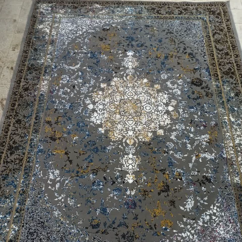 فرش ماشینی  12متری جدید کاشان نقشه هیرمان فیلی(ارسال رایگان)